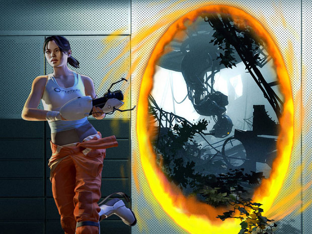 portal 2 chell concept art. An image of Chell from Portal